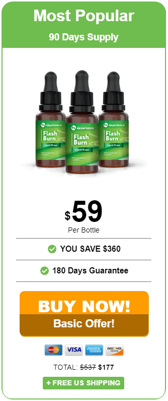 Flash Burn 3 bottles