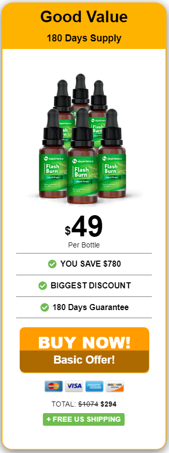 Flash Burn 6 bottles